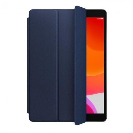 Кожаная обложка Smart Cover для iPad (2020) и iPad Air (2020), Тёмно-синий фото 4