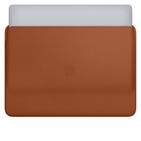 Кожаный чехол для MacBook Pro 16, Золотисто-коричневый фото 4