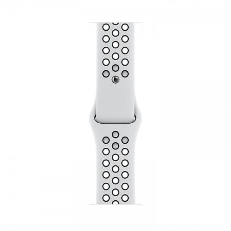 Часы Apple Watch Series 6 Nike, 44 мм, серебристый алюминий, спортивный ремешок Nike цвета «чистая платина/чёрный» фото 3