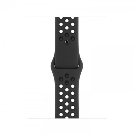 Часы Apple Watch Series 6 Nike, 40 мм, алюминий цвета «серый космос», спортивный ремешок Nike цвета «антрацитовый/чёрный» фото 3