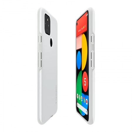 Чехол Spigen Case Thin Fit для Google Pixel 5, White фото 3