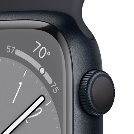 Умные часы Apple Watch Series 8 GPS 41mm Midnight Aluminum Case with Midnight Sport Band - S/M фото 3