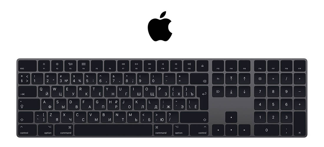 Купить Apple Magic Keyboard с цифровой панелью
