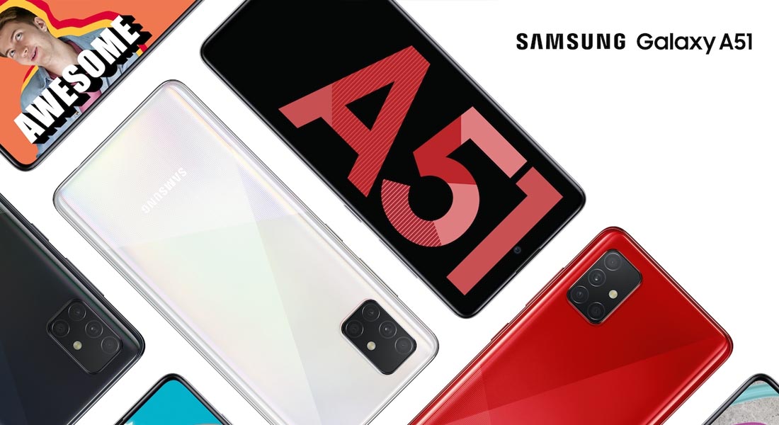 Смартфон Samsung Galaxy A51 4/64GB Белый  фото