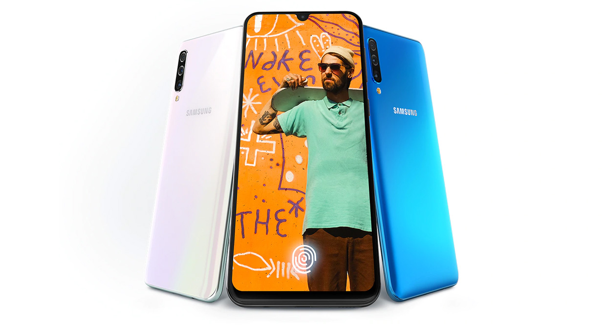Смартфон Samsung Galaxy A50 (2019) 64Gb Blue  фото