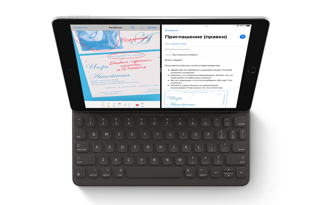 Планшет Apple iPad (2021) 64Gb Wi-Fi Серый космос  фото