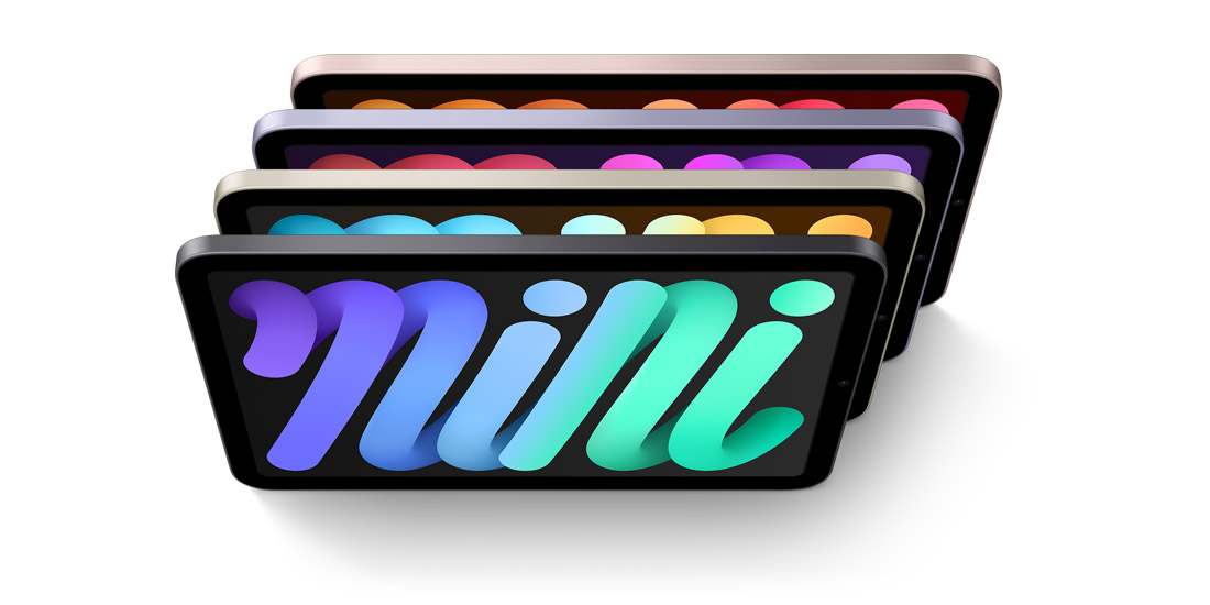 Планшет Apple iPad mini 2021, четыре цвета