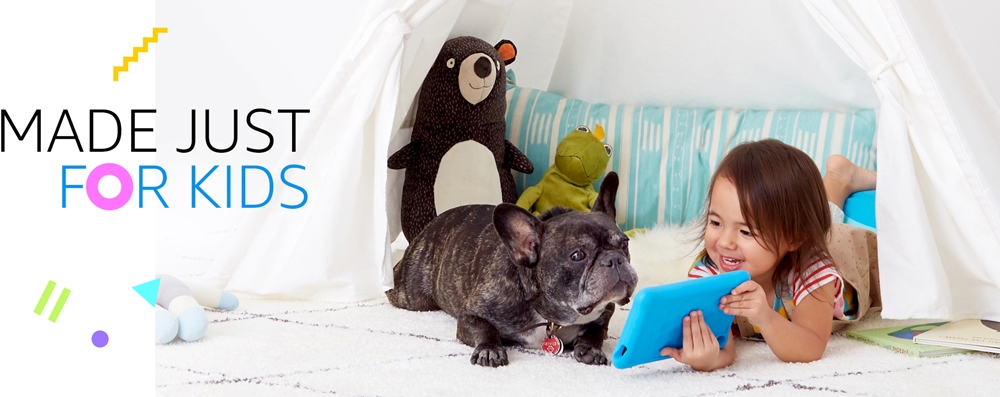 Планшет Amazon Fire 7 for Kids, Blue Kid-Proof Case фото