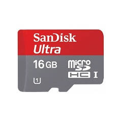 Карта памяти  SanDisk Ultra microSDXC UHS-I 30 Мб/с 64 Гб + SD адаптер  фото