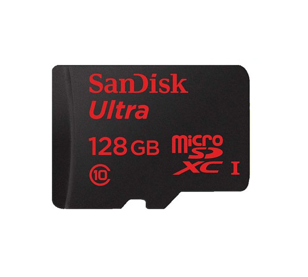 Карта памяти  SanDisk Ultra microSDXC UHS-I 30 Мб/с 128 Гб + SD адаптер  фото