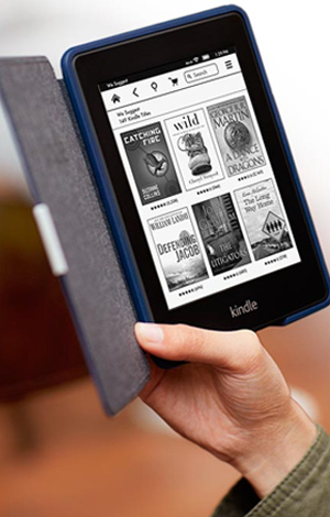 Чехол Amazon Kindle Paperwhite Leather Case - Onyx Black фото